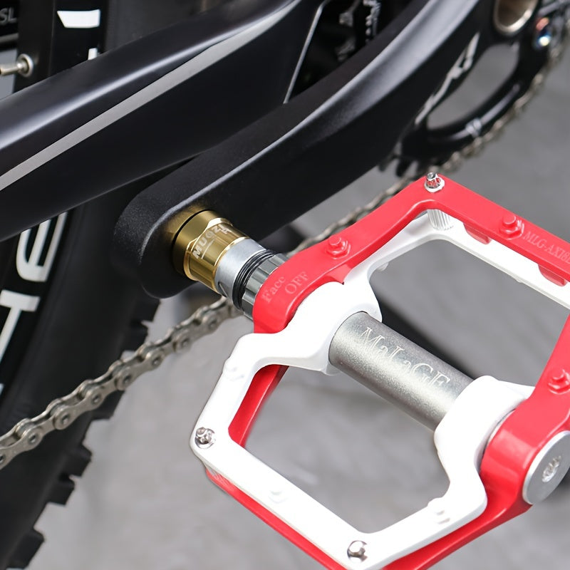 2pcs Bike Pedal Extension Lock Crank Extender Accessories