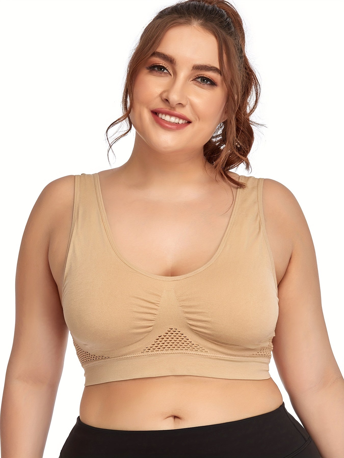 Seamless Sports Bra Breathable Workout Bra