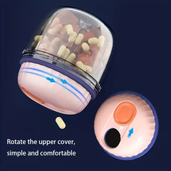 Large Capacity Pill Box for Travel and Office