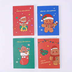 8pcs Christmas Pocket Notepads Cartoon Small Student Stationery