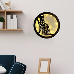 Upgrade Timing Function LED Light Carving Creative Fairy Tale Shape Light