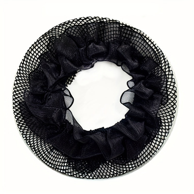5pcs Elastic Hair Net for Ballet & Fitness Training