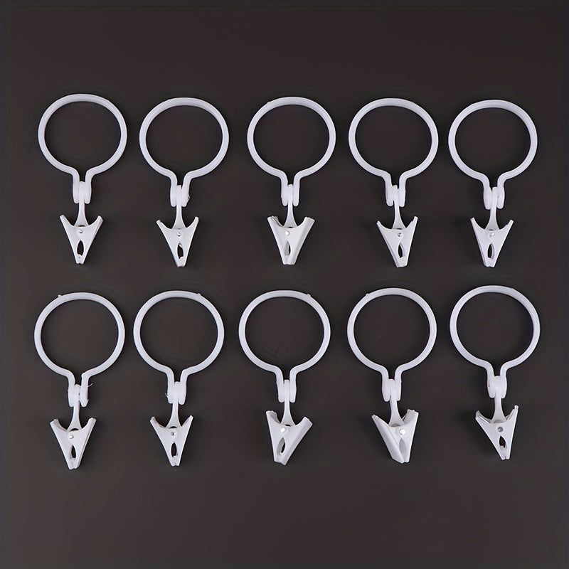 10Pcs Plastic Curtain Buckle Clip Home Supplies