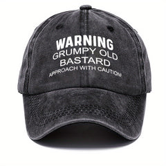 Washed Cotton Baseball Cap Adjustable Six Colors