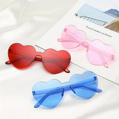 Jelly Heart Sunglasses for Sun Protection
