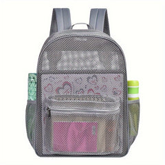 Large Capacity Mesh Backpack for Hiking and Camping