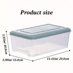 Fridge Organizer Box With Lid Reusable Food Storage Containers