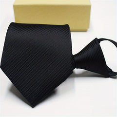 Clip On Tie Security Ties Matte Necktie Funeral Tie