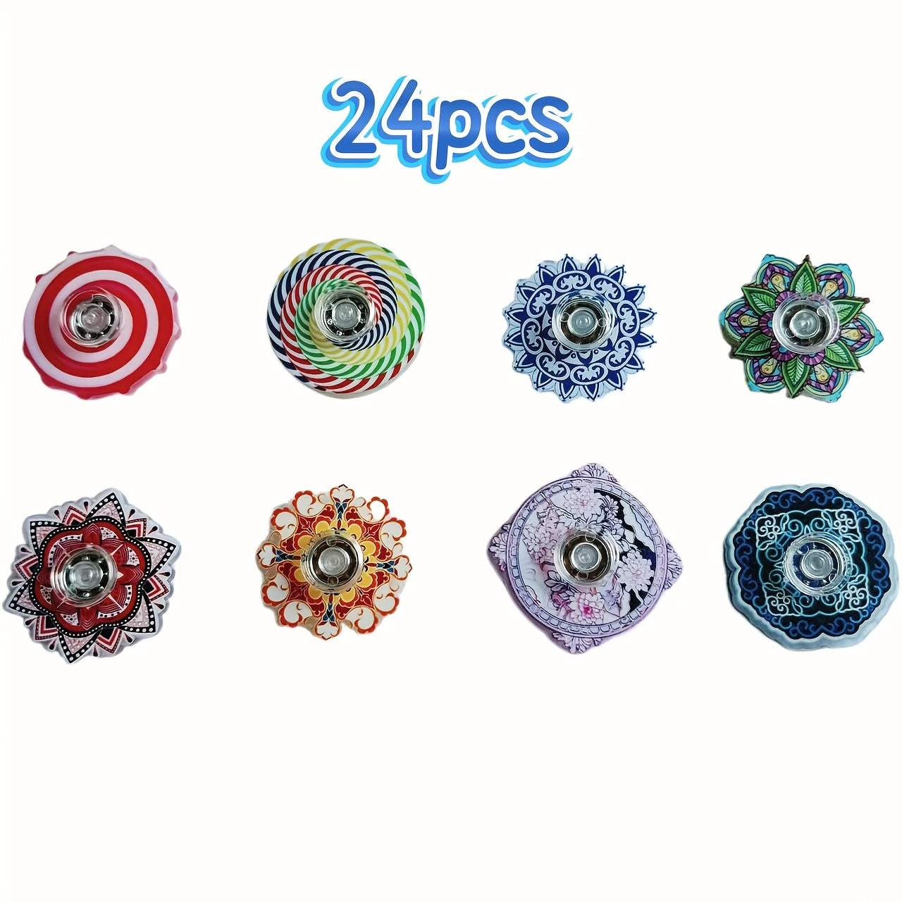 24 Pack Fidget Spinner Toys ADHD Autism Party Favor Classroom Prizes