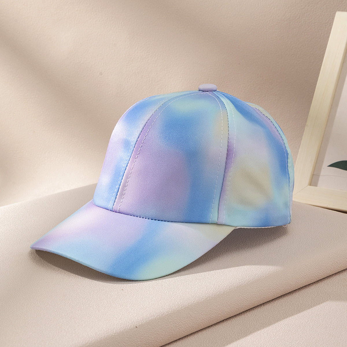 Colorful Tie Dye Print Baseball Cap for Girls