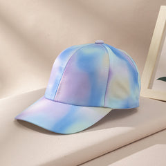 Colorful Tie Dye Print Baseball Cap for Girls