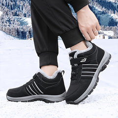 Plush Lined Thermal Snow Boots Non Slip Outdoor Winter Warm Hiking Shoes