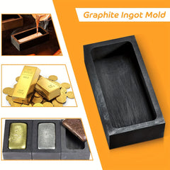 High Temp Graphite Crucible Casting Ingot Mold for Melting Refining Silver