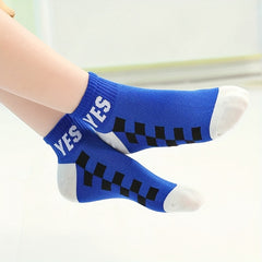 5 Pairs Kids Cotton Breathable Short Socks for Spring Summer Sports