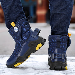 Kids Graphic Print Non Slip Snow Boots
