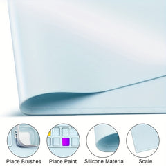 Large Non-Slip Silicone Craft Mat 49.78x39.88 cm