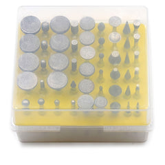 50pcs Diamond Coated Grinding Head Burrs Set for Rotary Tool