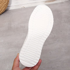 Women's Art Painting Print Platform Slip-On Sneakers Lightweight Walking Shoes