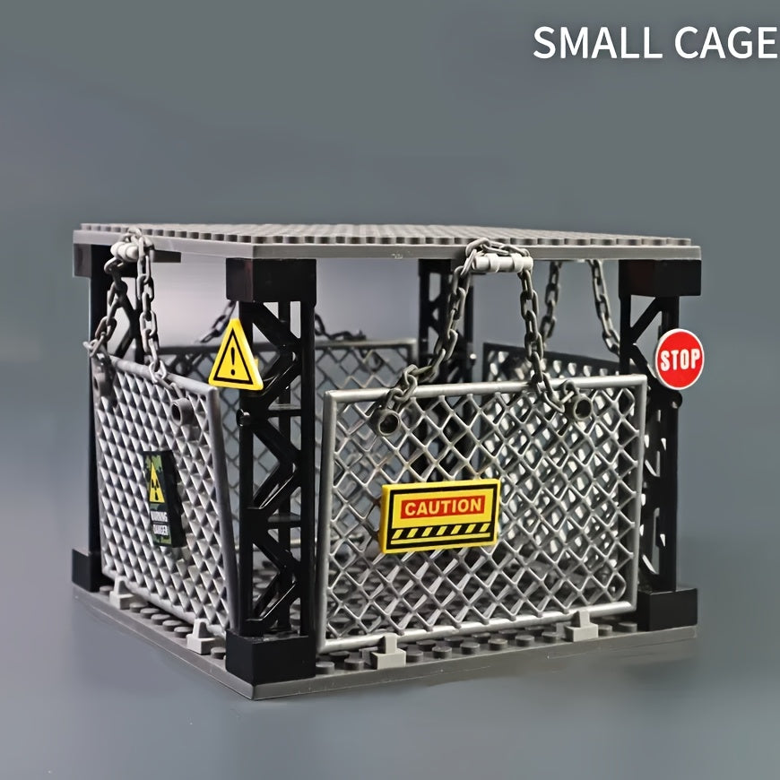 Military Prison Building Blocks Toys MOC Restricted Area Trap
