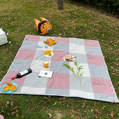Portable Coarse Cloth Picnic Mat Thickened Outdoor Beach Tent Lawn Mat