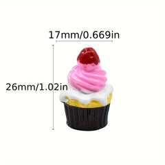 2pcs Christmas Cake DIY Home Decoration Dollhouse Ornament