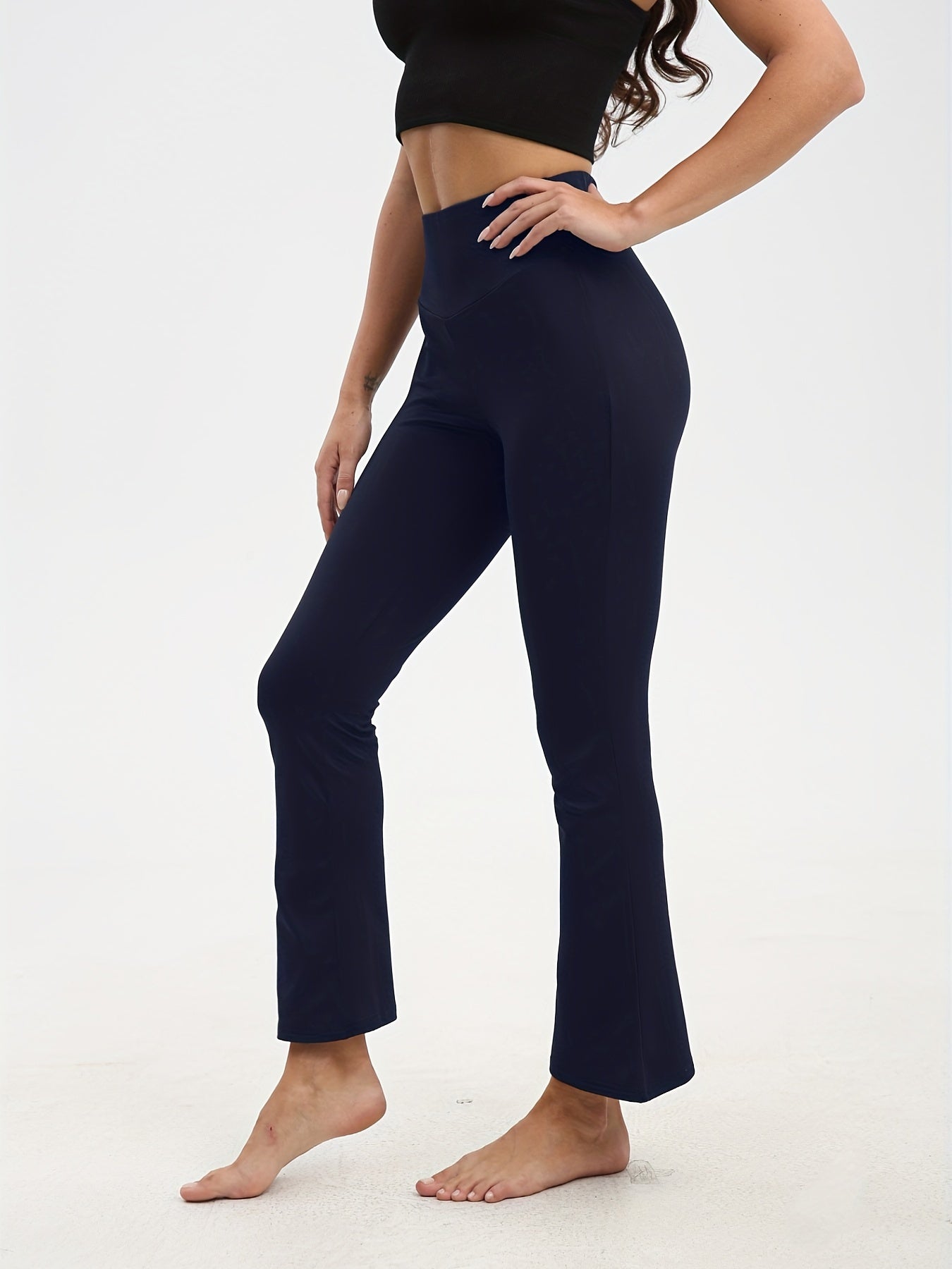 Yoga Sports Flare Leggings High Stretch Bootcut Pants Women's Activewear