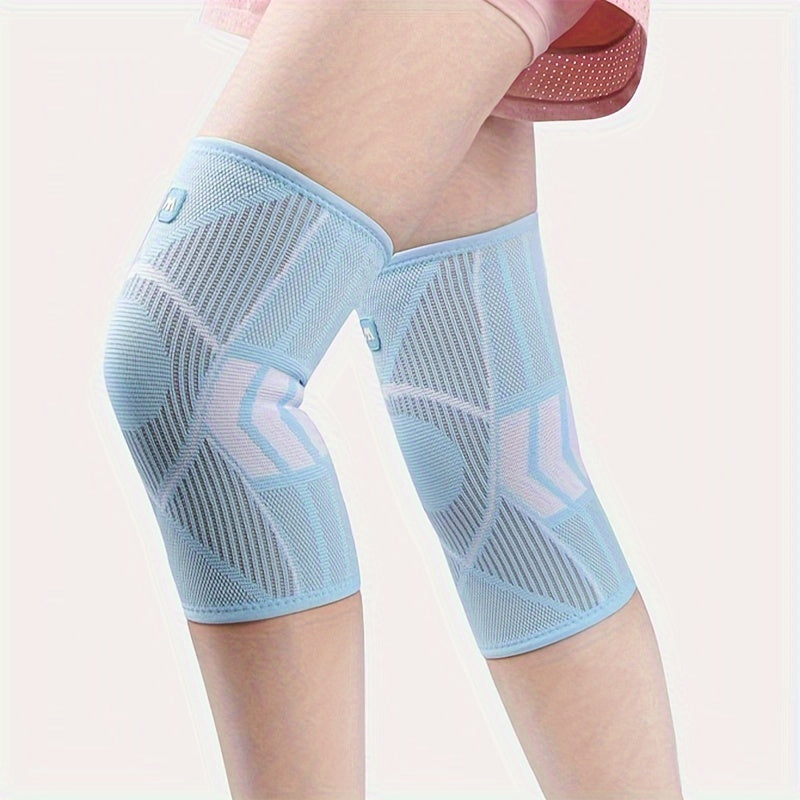 Knitted Elastic Nylon Sports Knee Pads Warm Non-slip Breathable Knee Protection
