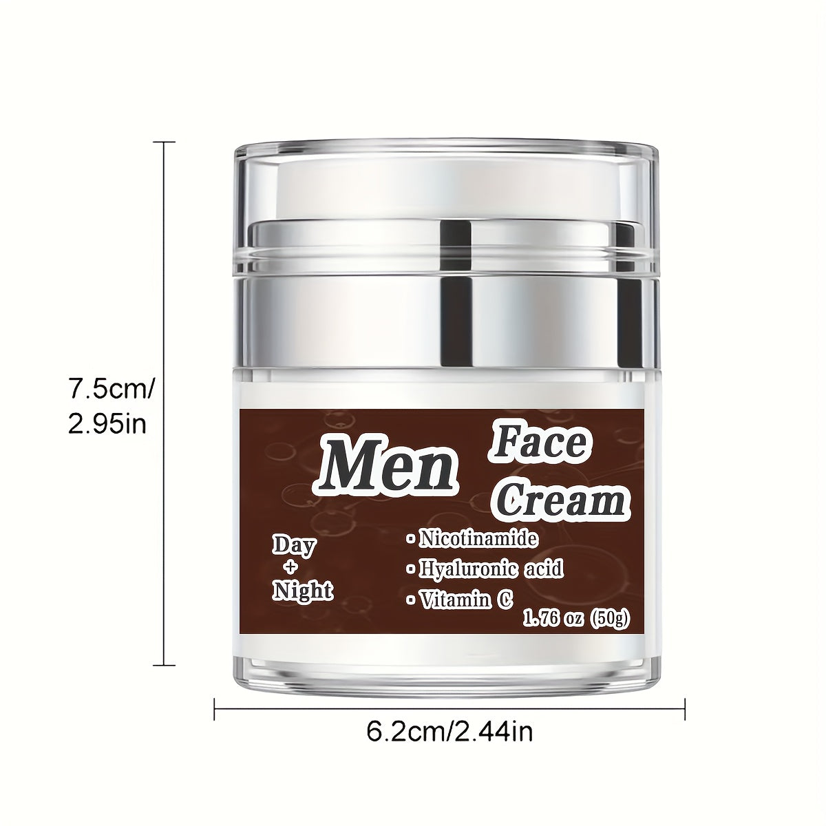 Men's Face Cream Hyaluronic Acid Vitamin C