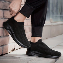 Breathable Knitted Slip On Shoes Lightweight Casual Sock Shoes