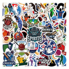 60pcs Baseball Waterproof Vinyl Stickers for Water Bottles Laptop