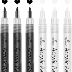 Acrylic Paint Pens 6pcs Pack Paint Markers Paint Pens For Rock Painting Stone