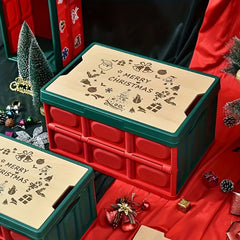 Christmas Storage Bin Folding Storage Box Gift Christmas Decoration Storage Box