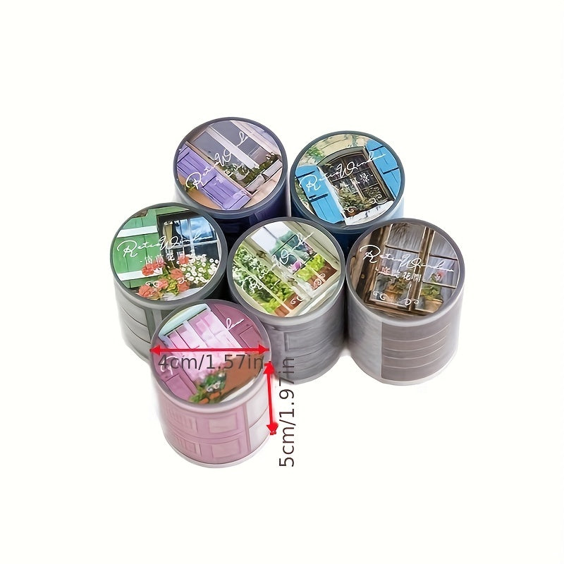 Frosted PET Tape Passing By Your Window Journal Sticker 2m