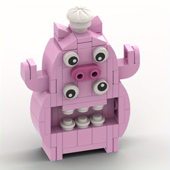 Kindergarten Game Green Monster Garden Doll Rainbow Friends Building Blocks
