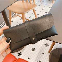Litchi Embossed Glasses Bag PU Leather Sunglasses Case