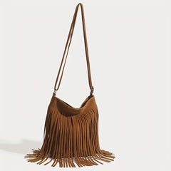 Vintage Tassel Fringe Crossbody Bag Ethnic Style Shoulder Bag