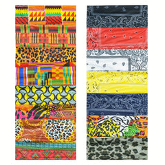 Boho Style Headband Sports Sweatband Paisley Printed Hair Band Leopard Pattern