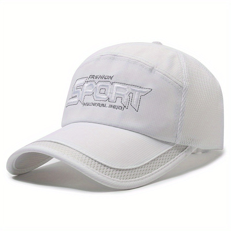 Summer Men's Baseball Cap Outdoor Sun Hat Mesh Cap