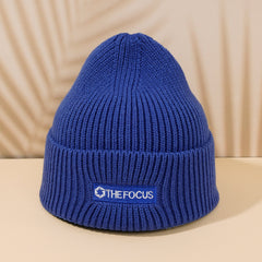 Winter Beanie Hat Knitted Ear Protection Warm Ski Woolen Unisex