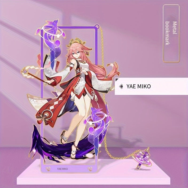 Anime Metal Bookmark Stand 3D Collectible Figurine Novelty