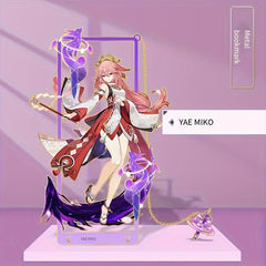 Anime Metal Bookmark Stand 3D Collectible Figurine Novelty