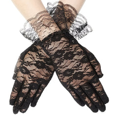 Solid Lace Gloves Bridal Wedding Party Favor Decorations