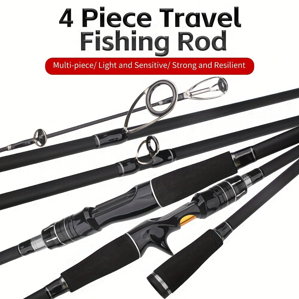 Portable Ultralight Carbon Fishing Rod 4-section 70 87inch 82 68inch