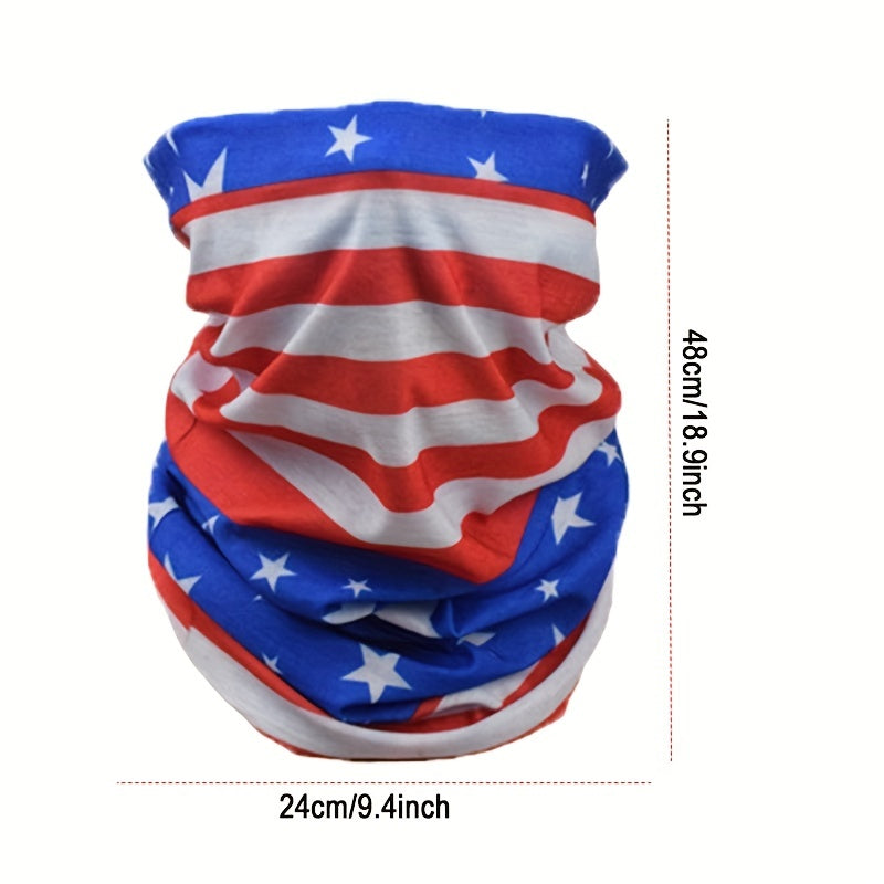 American Flag Seamless Magic Bandana Outdoor Men's Women's Cycling Mask