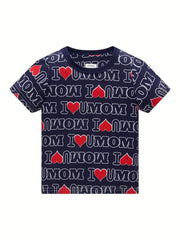 Boys Pajamas Set Short Sleeves & Bottoms Cozy Cotton Clothes