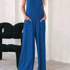 Casual Cami Jumpsuit with Pockets