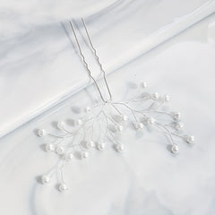 Faux Pearl Silvery Hairpin Bridal Wedding Bobby Pin Party Favor Decorations