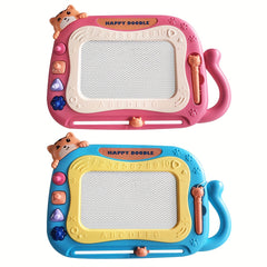 Magnetic Drawing Board Toddler Toys Sketch Doodle Pad w/ 4 Stamps