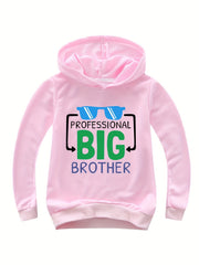 PRO BIG BROTHER Boys Hooded Sweatshirt Spring Fall Kids Clothing