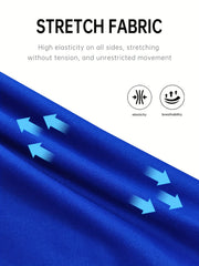 Men's 5pcs High Stretch Leggings Quick Dry Sports Compression Pants